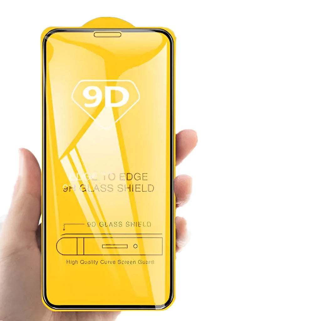 Black tempered glass screen protector for Xiaomi smartphones with full coverage design