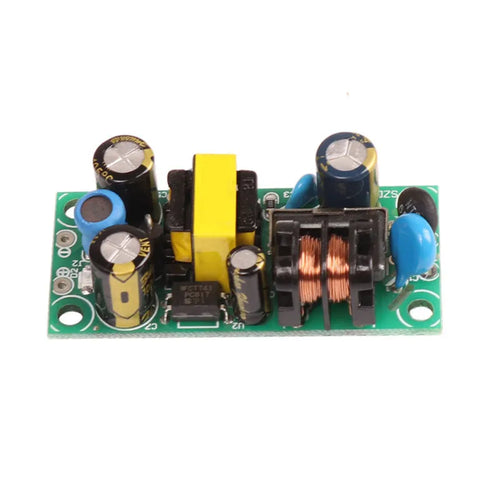 YS-U5S metal switching power supply board module with terminal blocks for AC input and DC output.