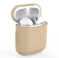 Silicone protective cover for Apple AirPods 2 wireless earbud case in multiple colour options.