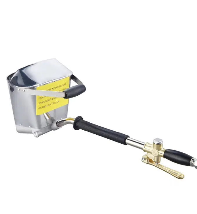 Automatic aluminium and stainless steel spray gun for wall waterproofing and fireproof coatings