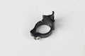 Black aluminium alloy vehicle clamp ring with a 28.6mm diameter for automotive cable management.