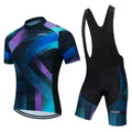 Cycling jersey set with top and trousers for mountain and road biking in summer conditions