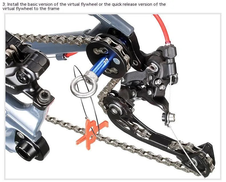 Aluminium bicycle chain cleaning tool with holding mechanism and tension gauge