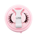 Reusable waterproof glue-free false eyelashes in natural artificial fibre