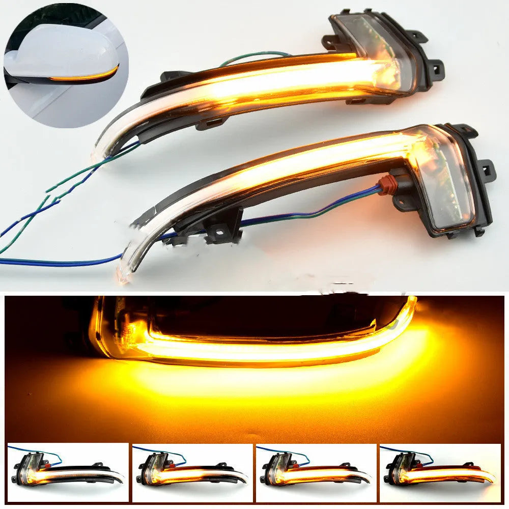 Dynamic LED mirror turn signal unit for Audi B8 and B8.5 models