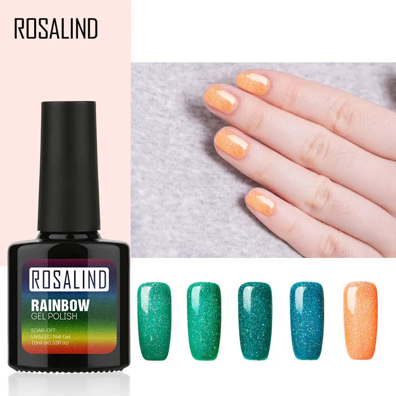 ROSALIND phototherapy gel nail polish bottle in one of 28 colour shades for manicures and pedicures.