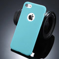 Soft silicon TPU phone case for iPhone in a choice of candy colours on a plain background