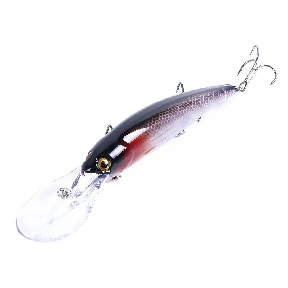 Biomimetic plastic fishing bait lure 16.5cm 21g with hook, MI124 series in multiple colours