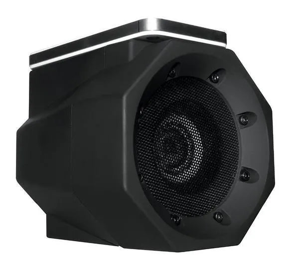 Black mobile creative mutual inductance speaker, 122x100x100mm, with USB, 3.5mm jack, 3W output