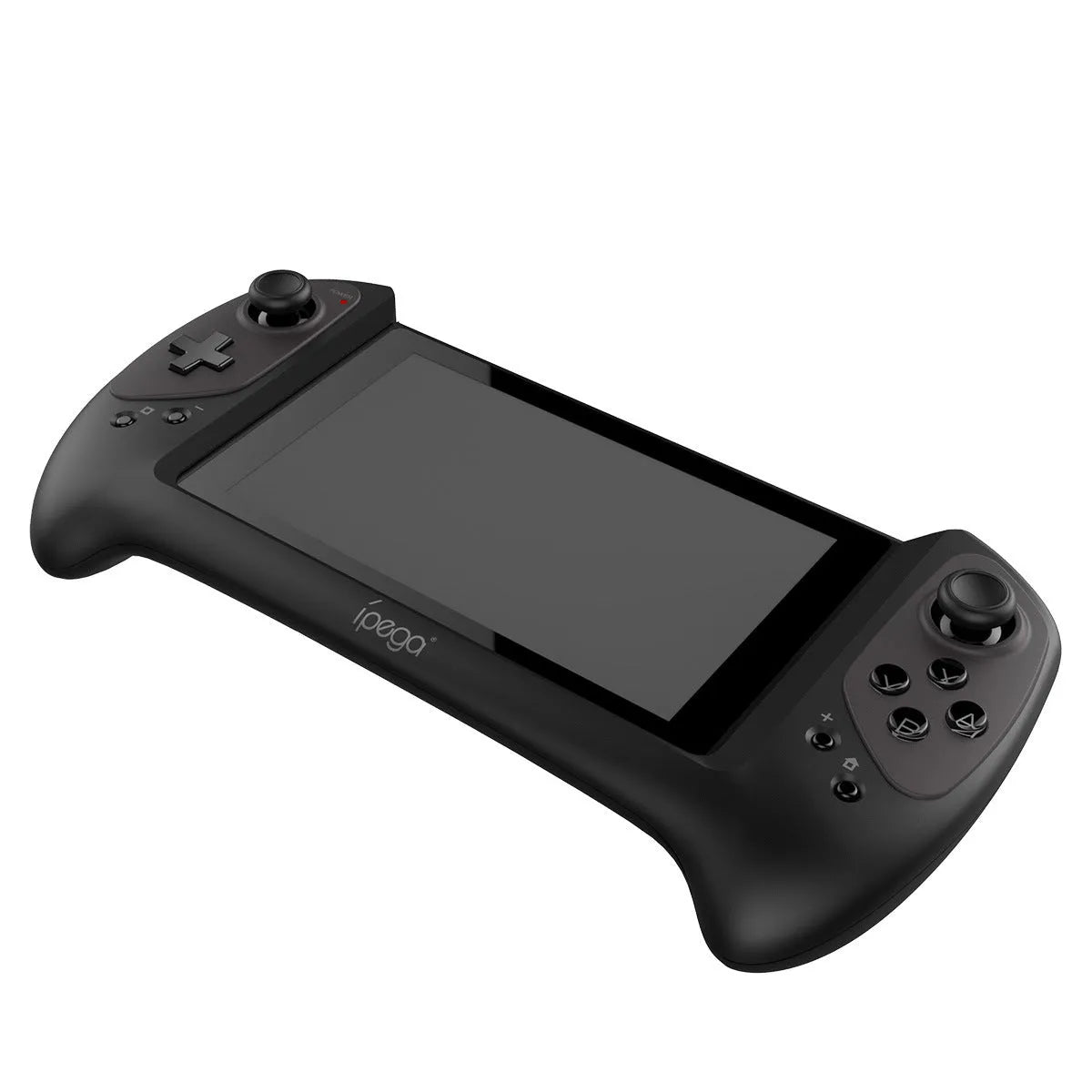 Black wireless Bluetooth gamepad controller for Nintendo Switch with ergonomic grip.