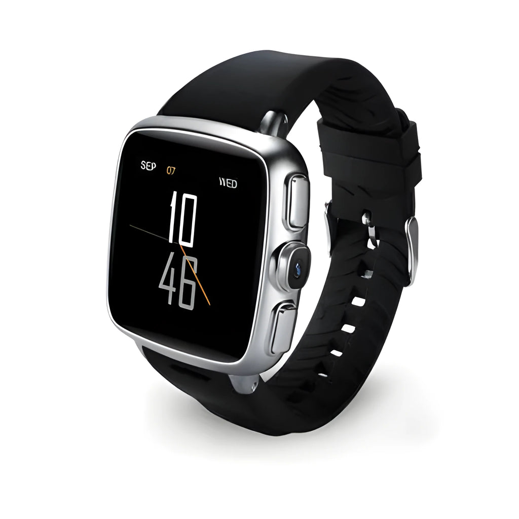 Z01 smart watch with 1.54 inch screen showing time display on wrist