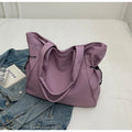 Soft foldable Oxford cloth tote bag in street style with shoulder strap