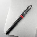Stainless steel ballpoint pen with 0.5mm tip in various colour options
