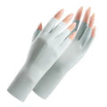 Women's thin ice silk sunscreen gloves with UPF50 protection in various colours