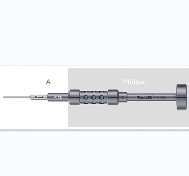 iPhone T2 cross triangle screwdriver kit with grenade-shaped aluminium alloy handle and multiple head types
