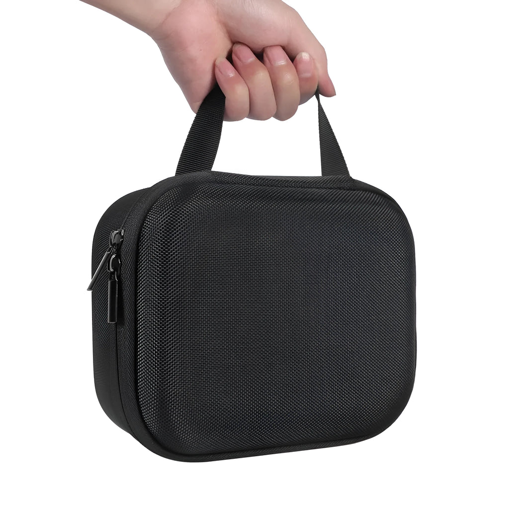 Cricut Easy Press Mini storage bag hard EVA portable handbag black colour with double zippers and carrying handle
