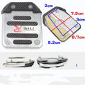 Metal motorcycle brake pedal skid plate replacement part for scooters