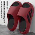 Platform slippers with EVA foam construction in multiple colour options including two-tone variations