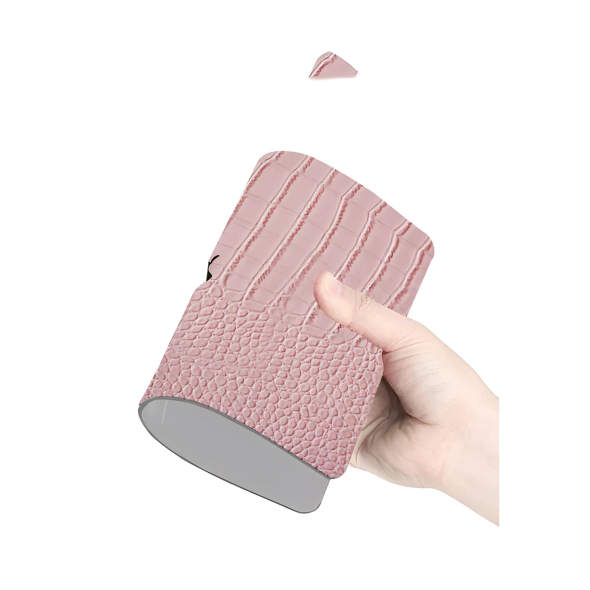 Pink winter bubble notebook protective shell with colourful stickers for MacBook