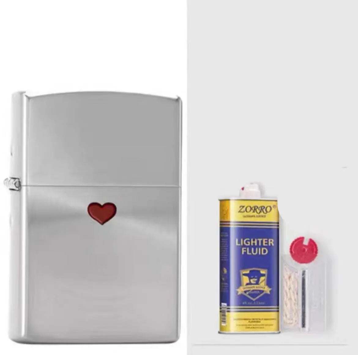 Windproof kerosene lighter with pure copper case and grinding wheel ignition mechanism
