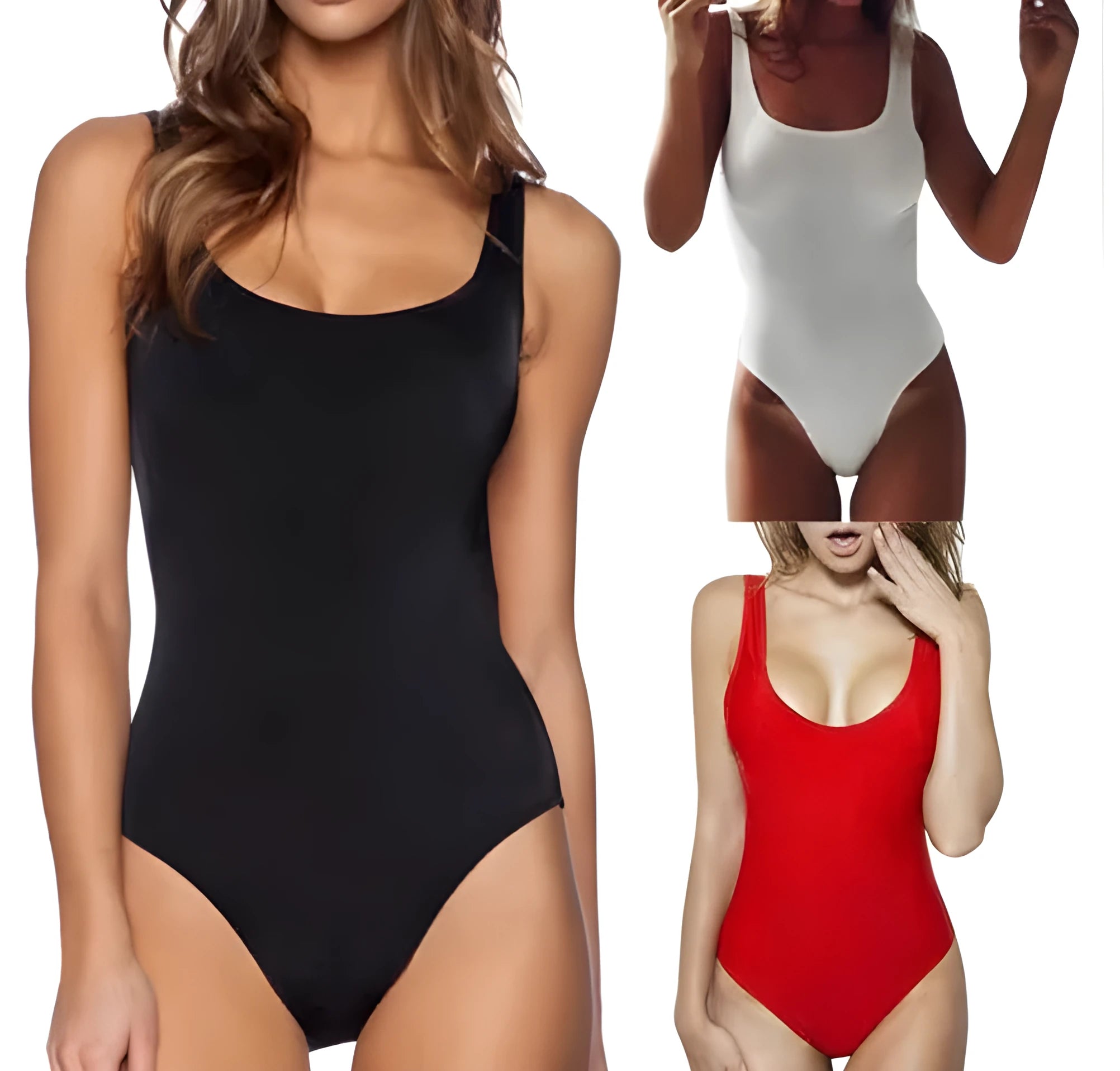 Women's Siamese bikini swimwear in polyester fibre, black colour option, tie side detail