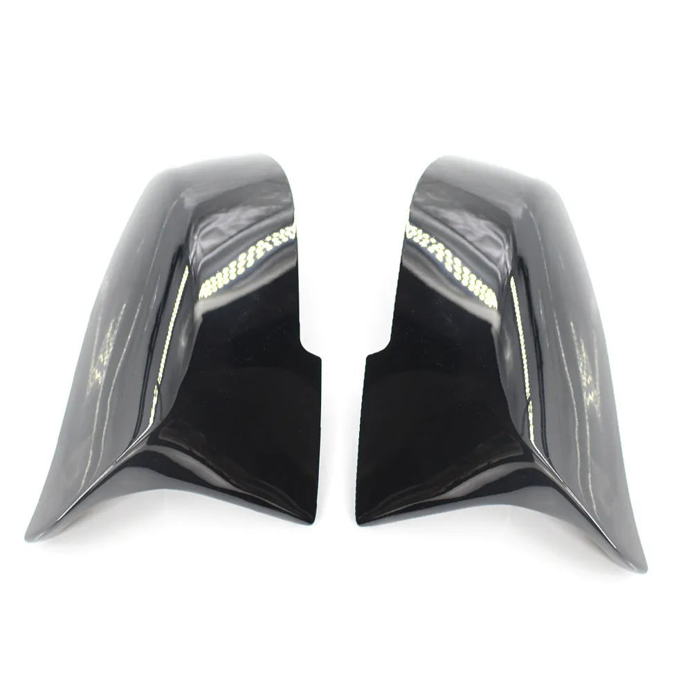 BMW F-series modified horn rear-view mirror shells in paint bright black finish