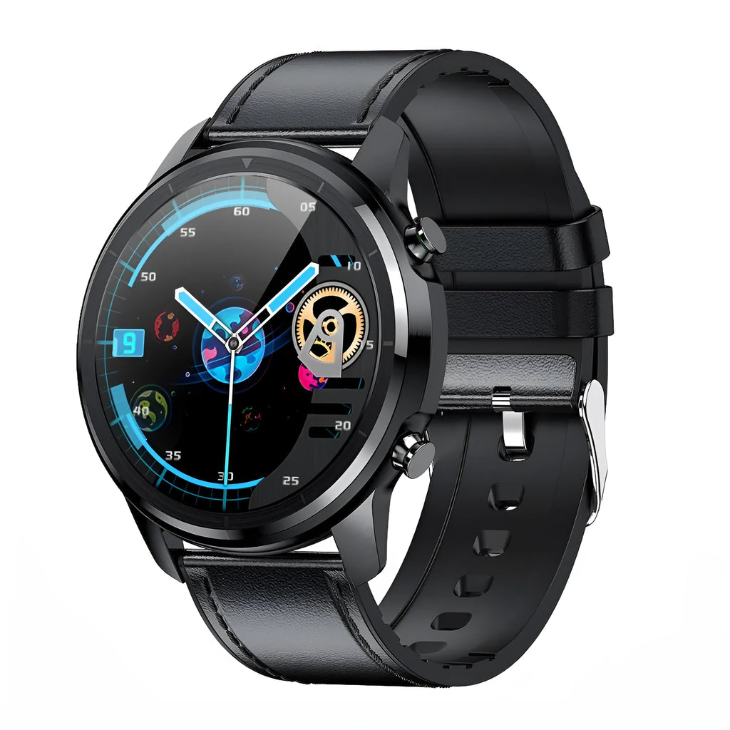 LEMFO LF26 smart bracelet with 1.3-inch screen shown in black, brown and silver colour options