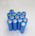 Blue 18650 format 3.7V 2600mAh lithium-ion rechargeable battery cell with safety certifications