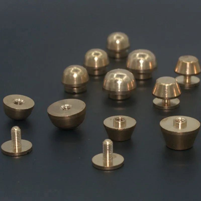 Brass decorative buckle for shoe decoration in 10mm and 12mm sizes