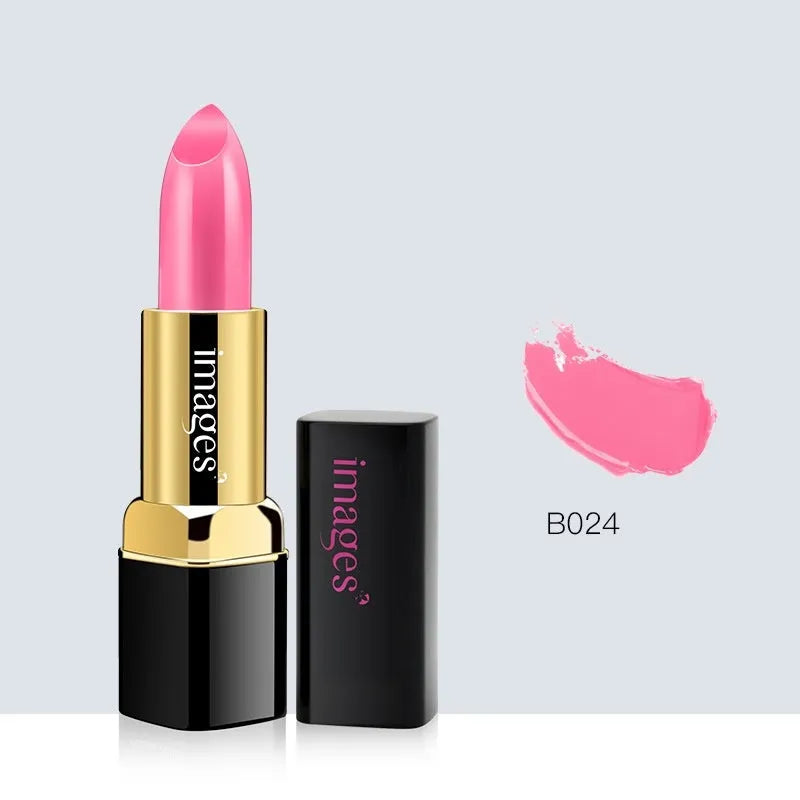 Moisturising lipstick lip gloss bullet in 10 colours including coral red and barbie pink, 3.8g