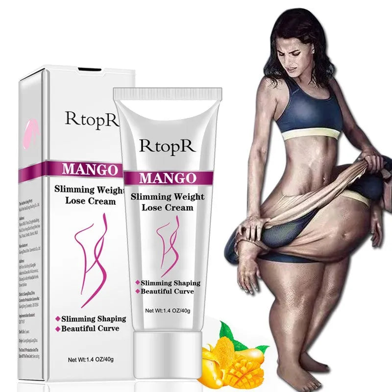 RtopR Mango Body Lotion Cream white slimming massage cream with herbal extracts for weight loss and cellulite