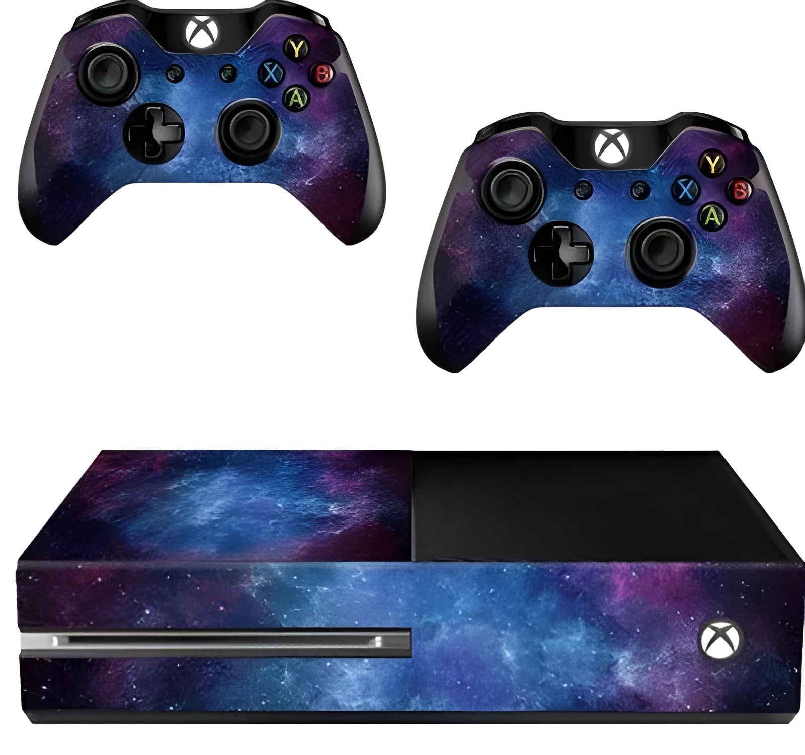 Blue matt film skin sticker for Xbox One console with scratch-free surface