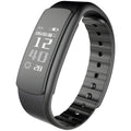 I6 smart sports bracelet with black TPU wristband and 0.96-inch screen displaying fitness data
