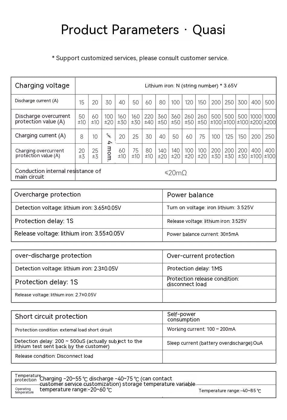 Dali lithium iron phosphate battery protection board for 12V 4S battery packs