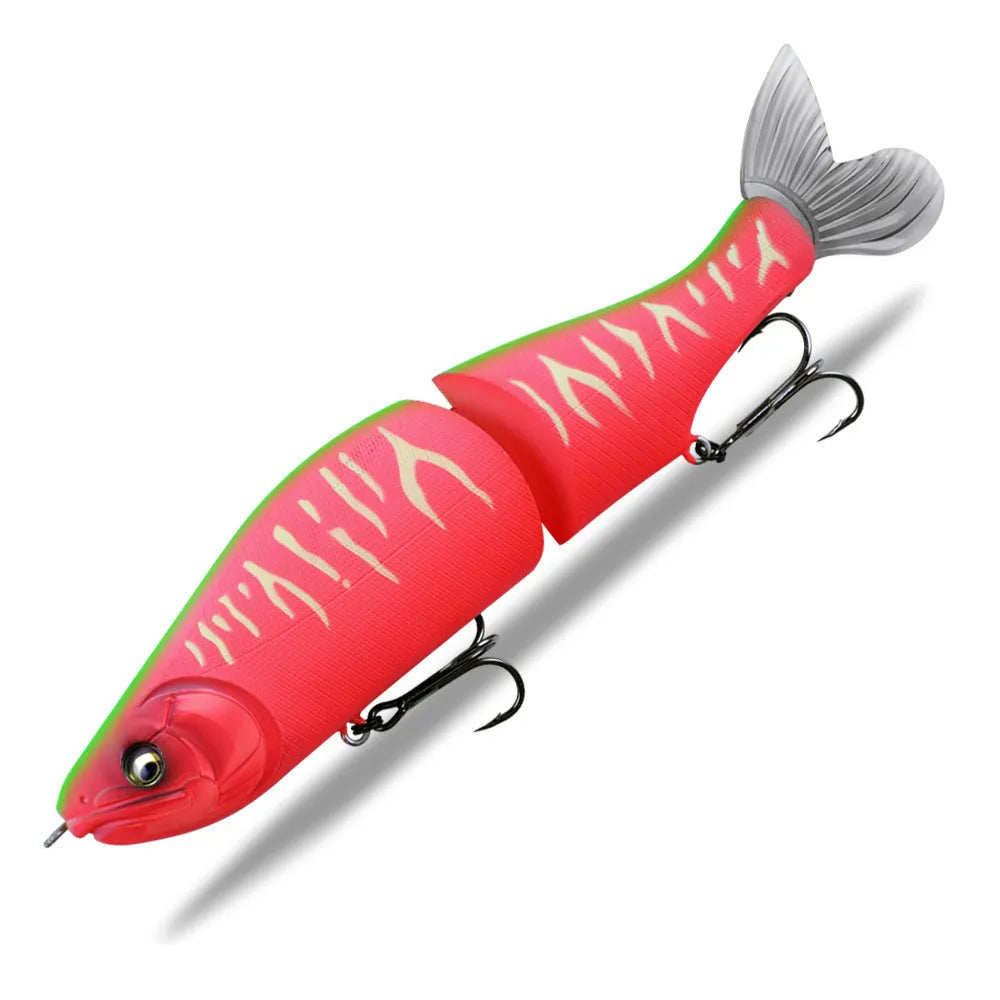185mm plastic swimming bait fishing lure for bass and pike in multiple colour options