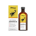 100ml bottle of joint muscle massage oil with coconut oil and turmeric extract
