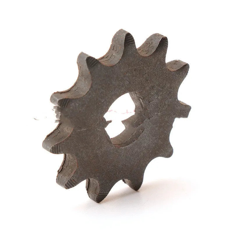 11-tooth cast iron motorcycle drive sprocket for 25H T8F chain reduction motor