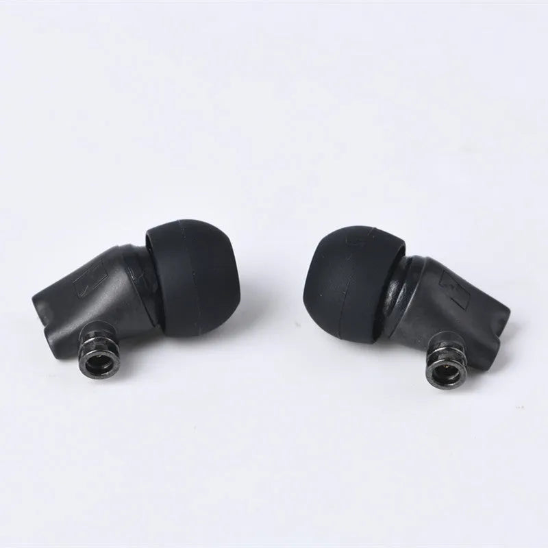 DIY Ie800s in-ear earphone plug with silver plated cable and 3.5mm connector