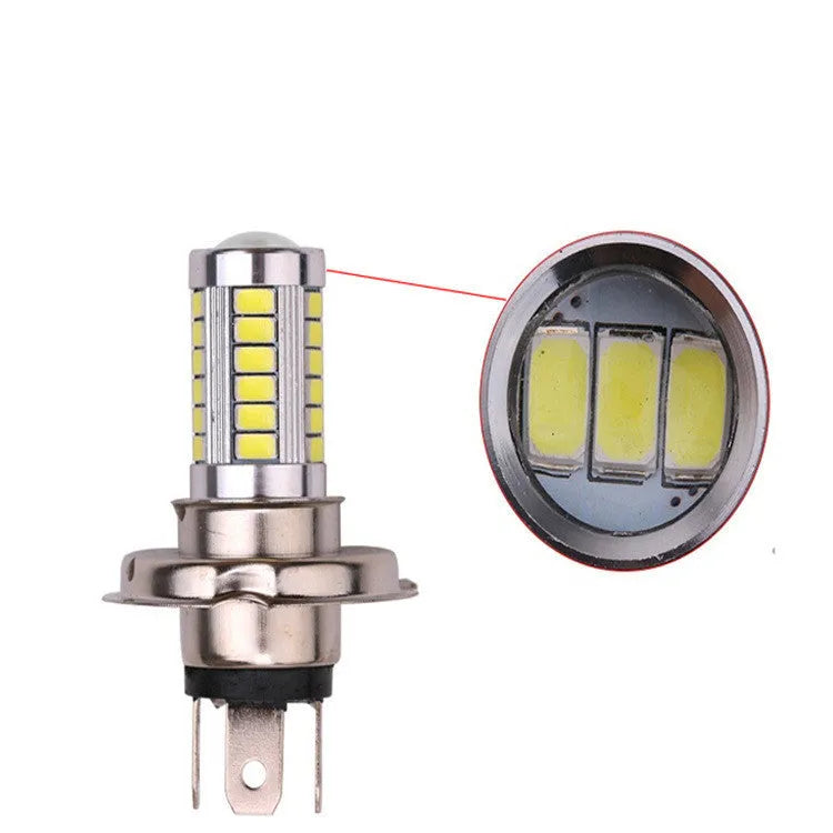 White LED fog light for motorcycle headlight, 63x18mm, 700LM output