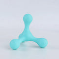 TPR molar dog toy for dogs and cats, 10x10cm, in blue, pink, red, or yellow
