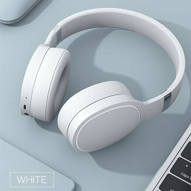 Wireless Bluetooth headset in available colours showing 40mm speaker drivers and Bluetooth 5.0 connectivity
