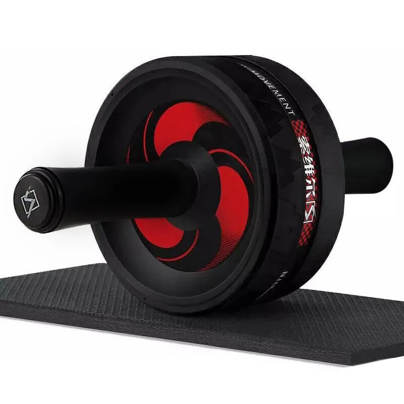 Abdominal wheel fitness equipment in multiple colour combinations for core strengthening exercises
