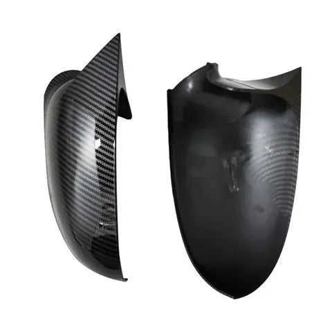 Black plastic mirror housing pair for Volkswagen Sagitar 2006-2011 models