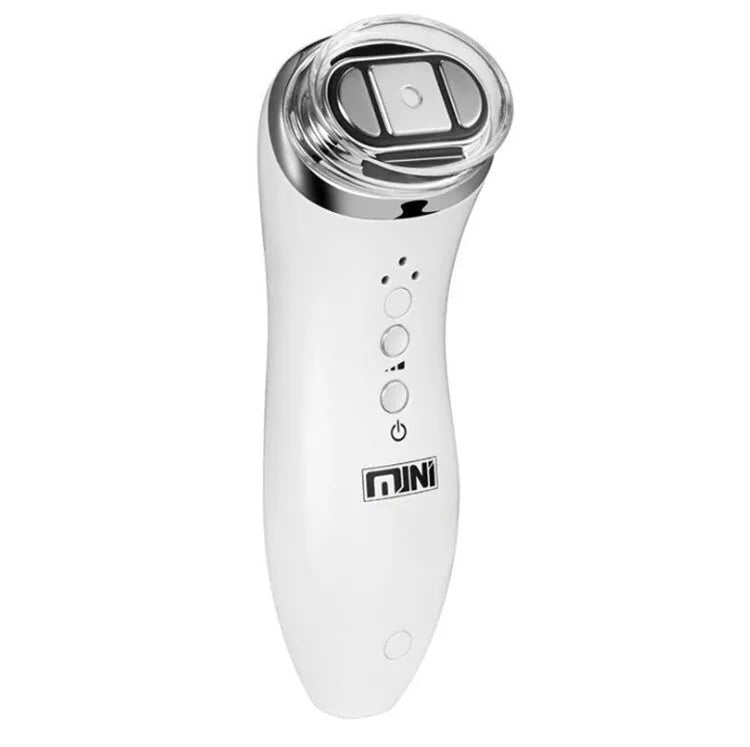 White ABS ultrasonic knife skin rejuvenation beauty instrument with gel, plug-in facial firming device, 35W