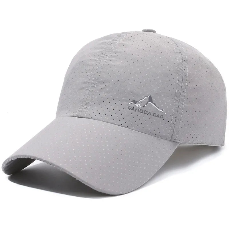 Korean style adjustable baseball cap in Army Green colour with dome crown for summer sun protection.