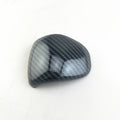 Black carbon fibre pattern gear shift cover for car interior customisation