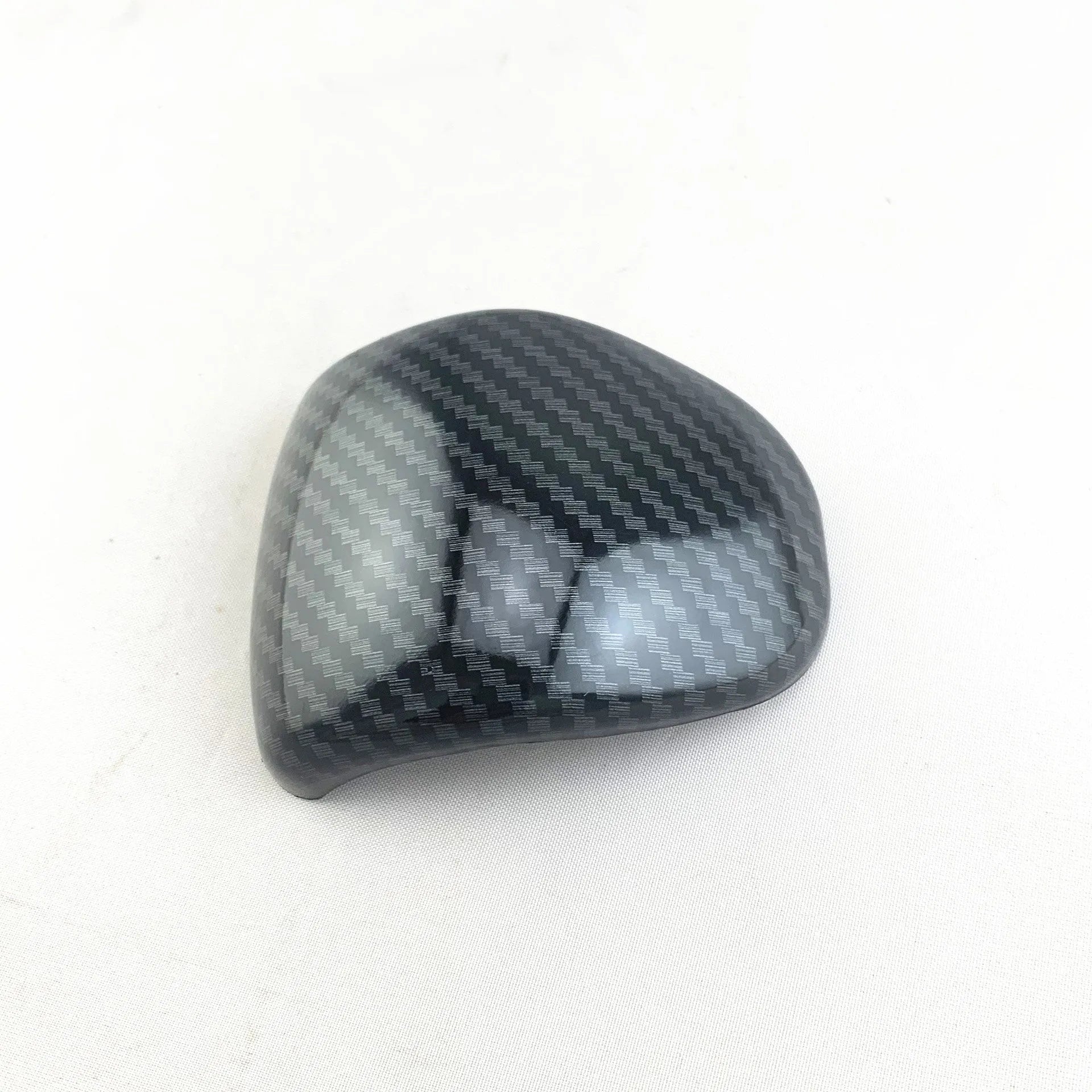 Black carbon fibre pattern gear shift cover for car interior customisation