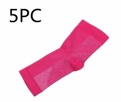 Compression foot sleeve for men women anti fatigue ankle support breathable nylon moisture wicking