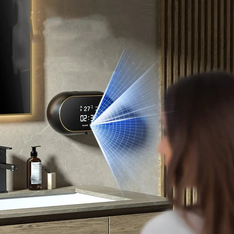 Automatic hand sanitiser dispenser wall mounted with USB cable and 500ml capacity
