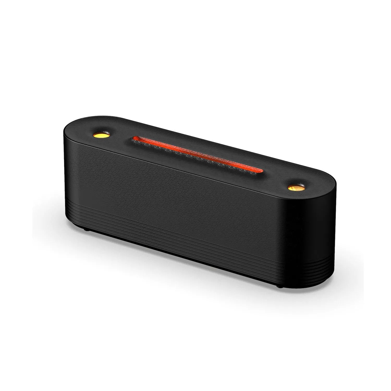 Black ultrasonic humidifier with 7 colour LED lights and 0.5L water tank